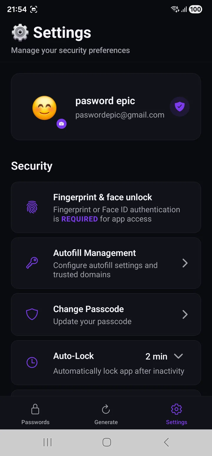 Phần Security